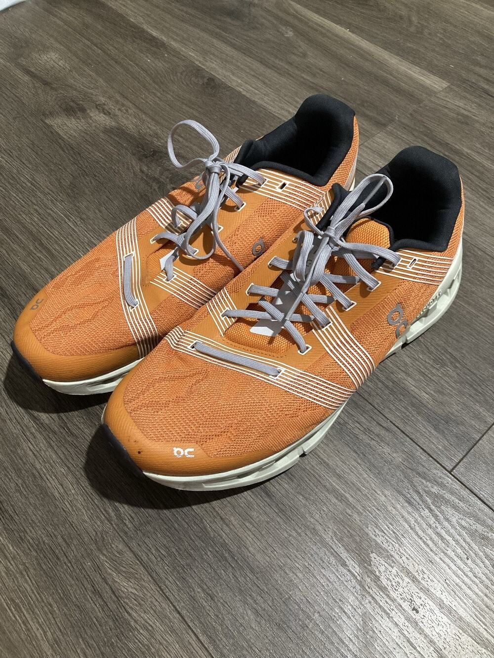 On Cloudgo Shoes Mens Size 14 Orange Athletic Sneaker Cushioned Running